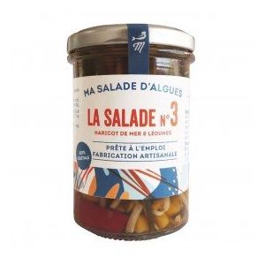 Salade d'algues (haricot de mer) & légumes sauce soja 110g bio