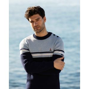 PULL EN LAINE HOULGATE 2.0 MADE IN FRANCE | SAINT JAMES X MAISON FT