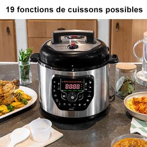 Robot culinaire programmable multifonctions avec livre de recettes inclus - Livraison offerte