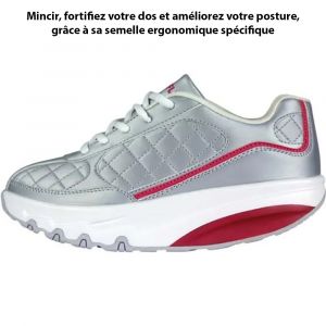 Basket minceur Drainaflex avec semelle compensée Cosmo Shoes - Livraison Offerte