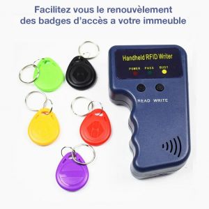 Duplicateur de badges d'acces à votre Immeuble +5 Badges offerts - Livraison offerte