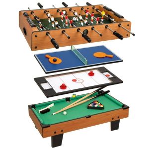 Table multi-jeux 4 en 1 - Livraison offerte