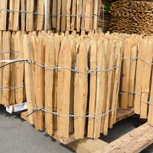 Ganivelle en Châtaignier Fendu - H.0,50 x L.10 m - écart 4/5 cm