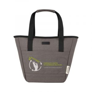 Sac isotherme en toile recycl&eacute;e Joey - Sacs isothermes et glaci&egrave;res personnalis&eacute;s