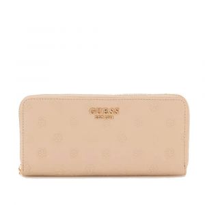 Portefeuille Guess Phoebe 4G Femme Beige