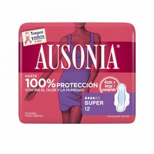 Ausonia super ailes compresses 12 u