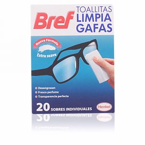 Bref lingettes nettoyantes pour lunettes 20 unit&eacute;s