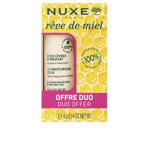 Coffret de 2 rouges &agrave; l&egrave;vres hydratants R&ecirc;ve de miel, 4 g