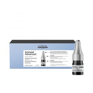 Ampoules Aminexil Advanced enrichies en actifs dermatologiques pour cheveux 42 x 6 ml