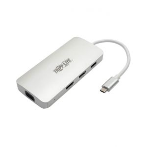 Tripp Lite U442-DOCK12-S station d'accueil USB 3.2 Gen 2 (3.1 Gen 2) Type-C Argent