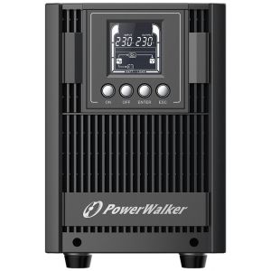PowerWalker VFI 2000 AT FR alimentation d'énergie non interruptible Double-conversion (en ligne) 2 kVA 1800 W 4 sortie(s) CA