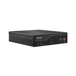 Shuttle Slim PC DH670V2 , S1700, 2x HDMI, 2x DP , 2x 2.5G LAN, 2x COM, 8x USB, 1x 2.5", 2x M.2, fonctionnement permanent 24/7, a