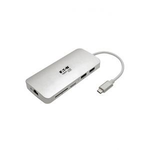 Tripp Lite U442-DOCK11-S station d'accueil USB 3.2 Gen 2 (3.1 Gen 2) Type-C Argent