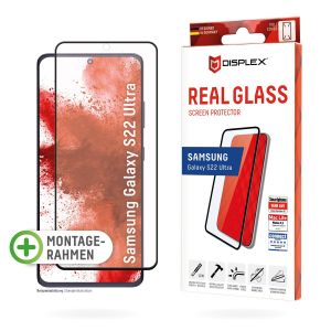 Displex Protection d'&eacute;cran en verre tremp&eacute; Real Glass Full Cover Samsung Galaxy S22 Ultra