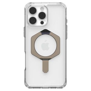 UAG Coque arri&egrave;re Plyo XTE avec MagSafe et b&eacute;quille Apple iPhone 16 Pro Max - Clear Titanium