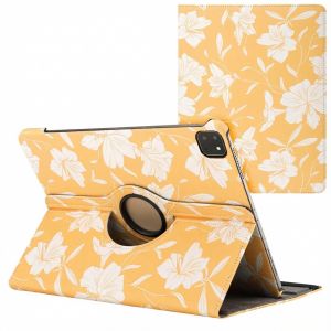 imoshion Coque tablette Design rotatif &agrave; 360&deg; Apple iPad Air 13 pouces (2026) M4 / (2025) M3 / (2024) M2 - Yellow Flowers
