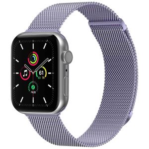 imoshion Bracelet magnétique milanais Apple Watch Series 1 - 11 / SE / Ultra (44/45/46/49 mm) - Taille M - Violet