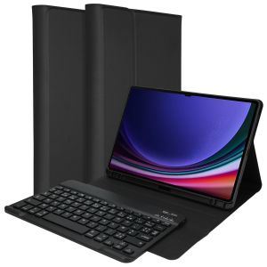 Accezz &Eacute;tui de tablette portefeuille Bluetooth Clavier Samsung Galaxy Tab S9 11.0 pouces - AZERTY / FR - Noir