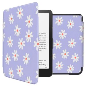 imoshion Design Slim Hard Case Sleepcover Amazon Kindle Paperwhite (2024) / Paperwhite Signature Edition (2024) / Colorsoft Signature Edition (2024) - Flowers Distance
