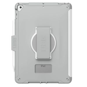 UAG Coque tablette Scout Healthcare avec strap Apple iPad 9 (2021) 10.2 pouces / iPad 8 (2020) 10.2 pouces / iPad 7 (2019) 10.2 pouces - Blanc / Gris