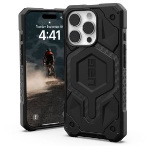 UAG Coque arrière Monarch Pro Apple iPhone 16 Pro - Carbon Fiber
