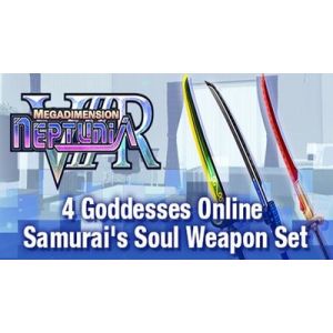 Megadimension Neptunia VIIR - 4 Goddesses Online Samurai's Soul Weapon Set