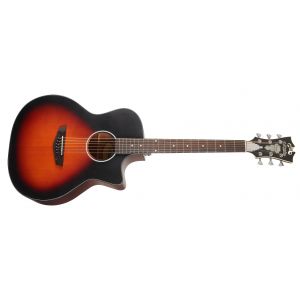 D'Angelico Gramercy LS Grand Auditorium CE Satin Vintage Sunburst