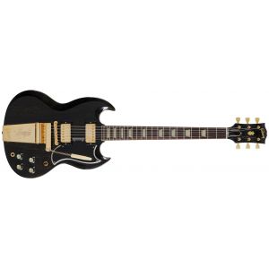 Gibson Custom Shop 1964 SG Standard Maestro TV Black Gold Gloss