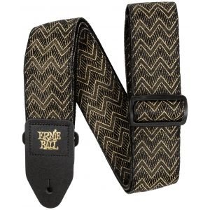 Ernie Ball Classic Jacquard Guitar/Bass Strap - Golden Waves