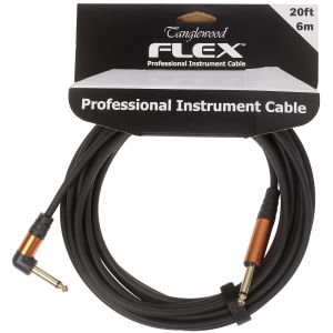 Tanglewood Flex Cable Rubber Black 6 m Angled