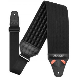 Amumu AIRAFT AirCell Bass Strap Black Extra Long