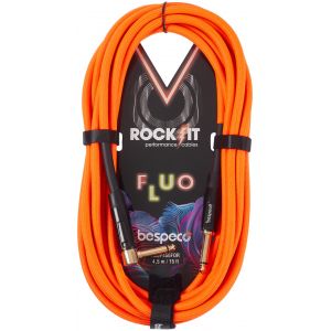 Bespeco ROCKIT FLUO Orange 4,5 m Right Angle