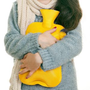 Bouillotte jaune en caoutchouc naturel 2L