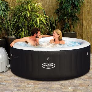 Spa bain &agrave;&nbsp; remous Lay-Z-Miami AirJet 180 x 180 x 66 cm max 4 personnes 669L