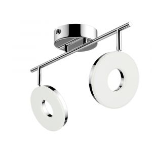 Plafonnier LED - Lampe pivotante tournante - 2 spots