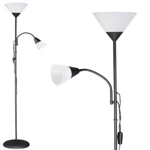 Lampe orientable Alissa 175 cm - Noir