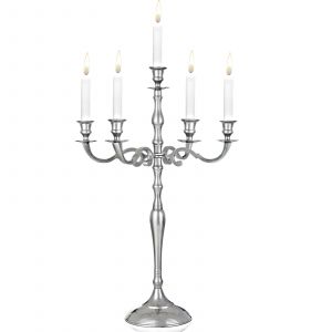 Chandelier en aluminium 60cm - 5 branches