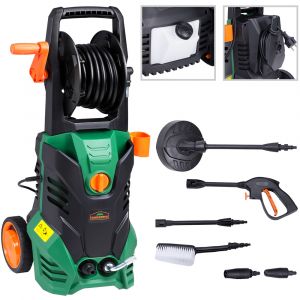 Nettoyeur haute pression vert-noir 135 bar 1800 W