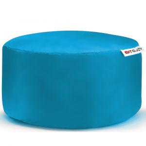 Pouf poire Sit&Joy 55x35cm - Si&ecirc;ge pour enfant Tabouret Bleu clair