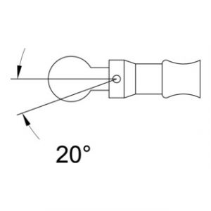 Cl&eacute; dynamom&eacute;trique de pliage Gedore TBN, pour montage en s&eacute;rie, r&eacute;glage fixe