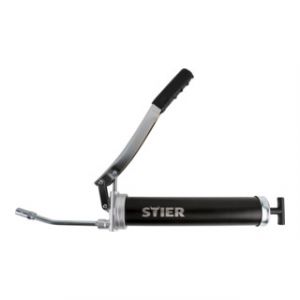 Pompe de graissage &agrave; levier STIER avec tube m&eacute;tallique