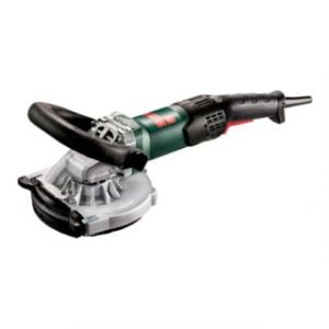 Meuleuse de r&eacute;novation Metabo RSEV 19-125 RT avec meule boisseau diamant&eacute;e b&eacute;ton "professional" ; mallette plastique