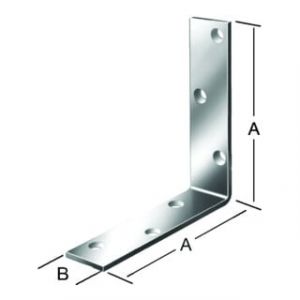 VORMANN &Eacute;querre de poutre 150x150x40x5mm Acier, galvanis&eacute;