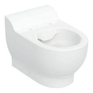 Geberit WC sur pied, cuvette basse Bambini blanc KeraTect, pour si&egrave;ge WC