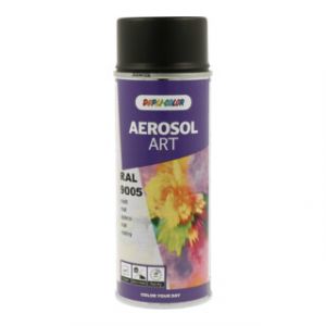 Buntlackspray AEROSOL Art noir profond mat RAL 9005 400 ml spray a&eacute;rosol