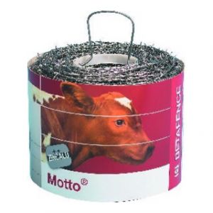 Fil de fer barbel&eacute; en acier Zincalu 100 m