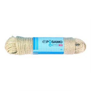 P&Ouml;SAMO Corde &agrave; linge en sisal, imprim&eacute;e, 5,0 mm x 30 m sur bobine