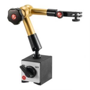 HG Support magn&eacute;tique hydraulique (avec base) avec r&eacute;glage fin m&eacute;canique sur le support de comparateur, Porte-&agrave;-faux: 220 mm