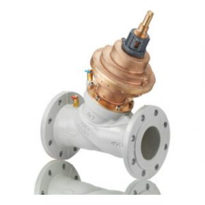 Vanne de r&eacute;gulation OV Cocon QFC, avec vanne de mesure, DN100, les deux brides, 12,5 -50 m3/h