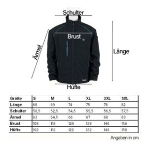Veste thermique Makita sans fil, noire